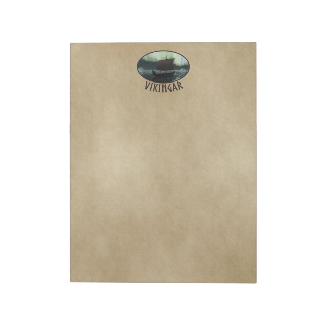 Bloco De Notas Viagem de navio sob luzes de Norte (Invertido)