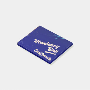 Bloco De Notas viagens vintage Monterey Bay California Jelly