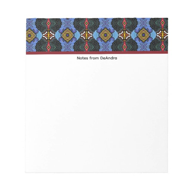 Bloco De Notas Vibrant Royalty (Frente)