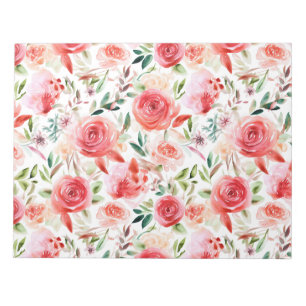 Bloco De Notas Victorian Rosa Reverion: Padrões Florais Clássicos