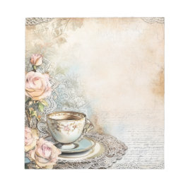 Bloco De Notas Victorian Tea Party notepad