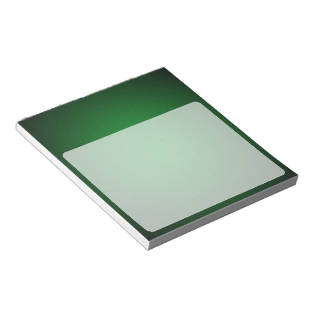 Bloco De Notas Vigneta Verde-Preta Granulada (Inclinado)