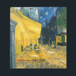 Bloco De Notas Vincent van Gogh | Cafe Terrace, Place du Forum<br><div class="desc">Cafe Terrace,  Place du Forum,  Arles,  1888 (petróleo na canvas) Gogh,  Vincent van (1853-90) BBC192281 Cafe Terrace,  Place du Forum,  Arles,  1888 (petróleo na canvas),  Gogh,  Vincent van (1853-9 0) / Rijksmuseum Kroller-Muller,  Otterlo,  Países Baixos / Biblioteca de Arte de Bridgeman</div>