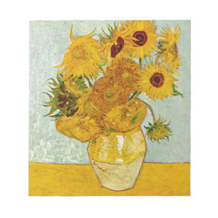 Bloco De Notas Vincent Van Gogh Sunflower Painting