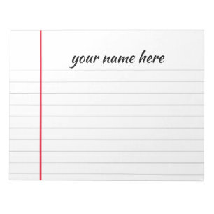 Bloco de Notas Vinculado Personalizado