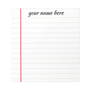 Bloco de Notas Vinculado Personalizado