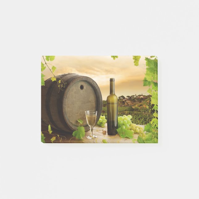 Bloco De Notas Vinho fino (Frente)