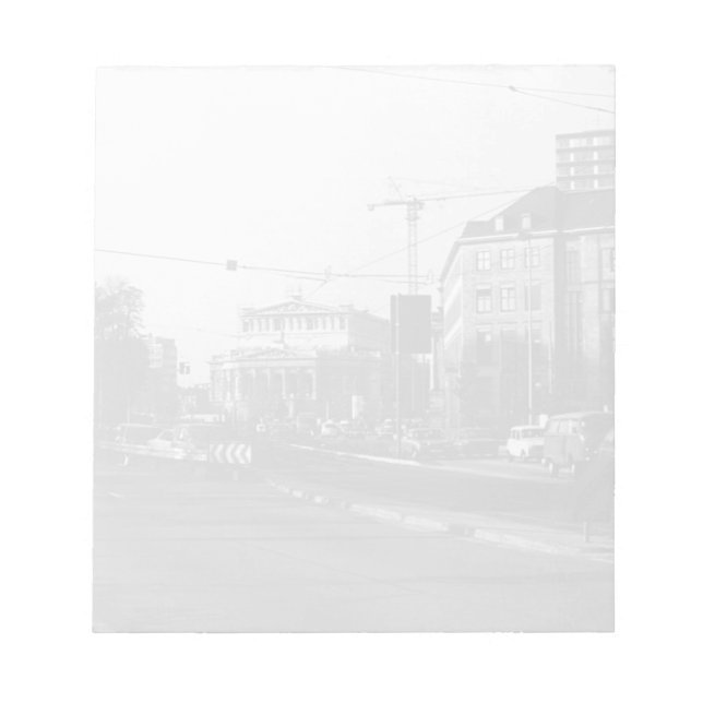 Bloco De Notas Vintage Alemanha Frankfurt ópera 1970 (Frente)
