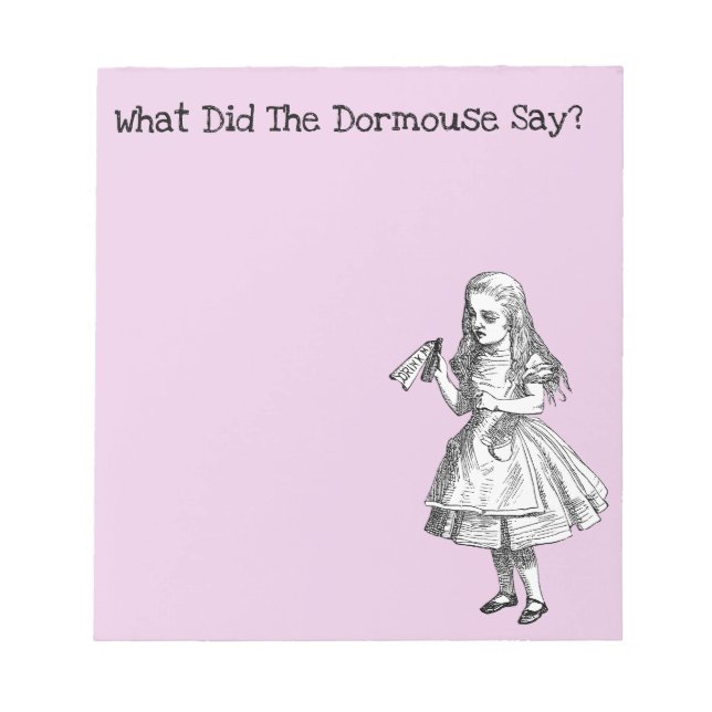 Bloco De Notas Vintage Alice (Frente)