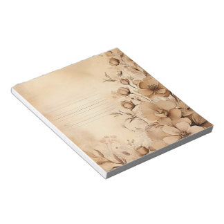 Bloco De Notas Vintage Bloom