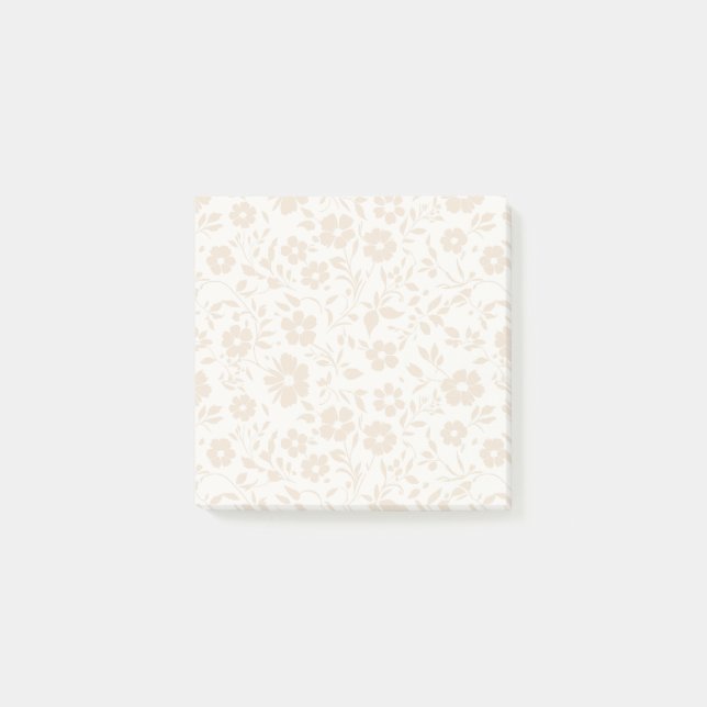 Bloco De Notas Vintage Bloom Soft Linen - Neutral (Frente)