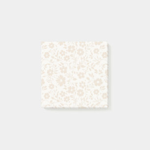 Bloco De Notas Vintage Bloom Soft Linen - Neutro