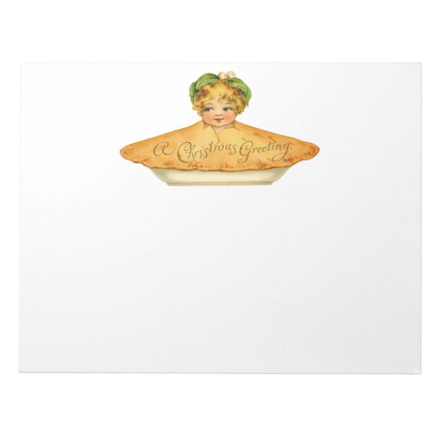 Bloco De Notas Vintage Child & Pie (Frente)