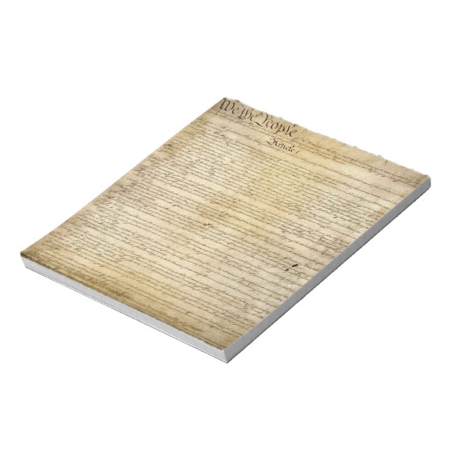 Bloco De Notas Vintage Constituição dos Estados Unidos (Invertido)