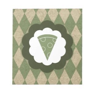 Bloco De Notas vintage da pizza