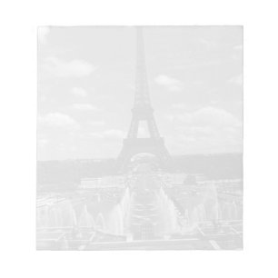 Bloco De Notas Vintage França Paris Fontains Torre Eiffel