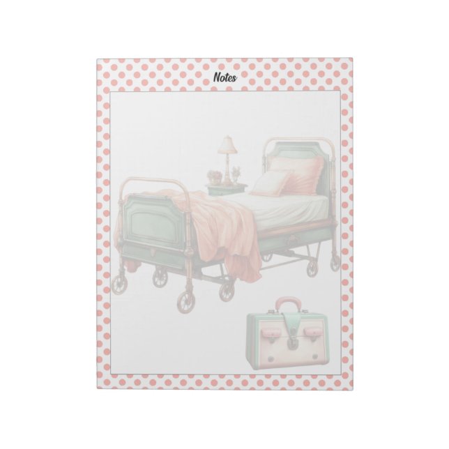 Bloco De Notas Vintage Healthcare Notes (Invertido)