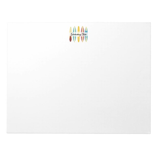 Bloco De Notas Vintage Longboards (Frente)