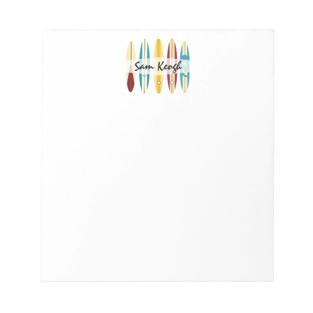 Bloco De Notas Vintage Longboards (Frente)