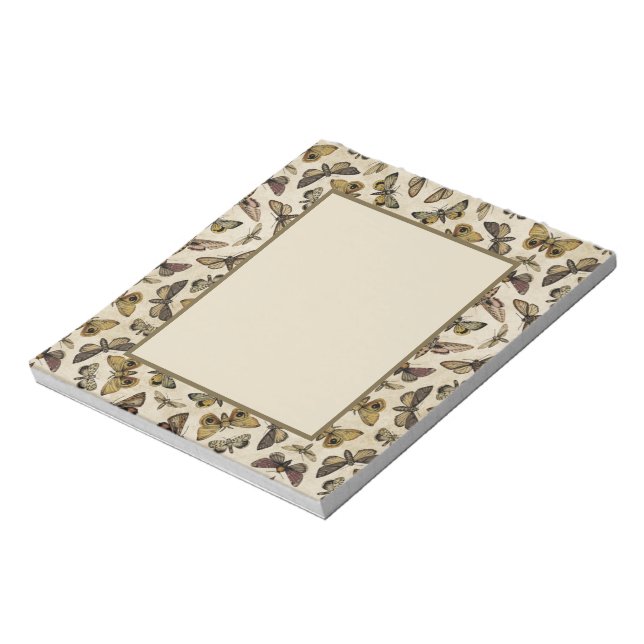 Bloco De Notas Vintage Moths (Invertido)