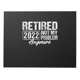 Bloco De Notas Vintage Reformado 2022 Não É Meu Problema Mais E