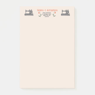 Bloco De Notas Vintage Sewing Machine Tailor