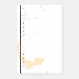 Bloco De Notas Vintage Typeart Coffee Stain Sticky Notes