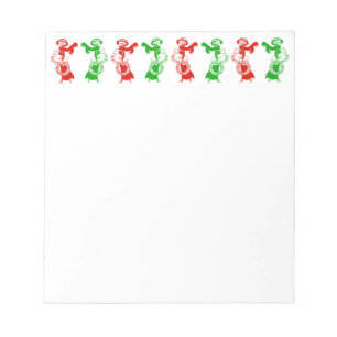 Bloco De Notas Vintage Xmas Shopper