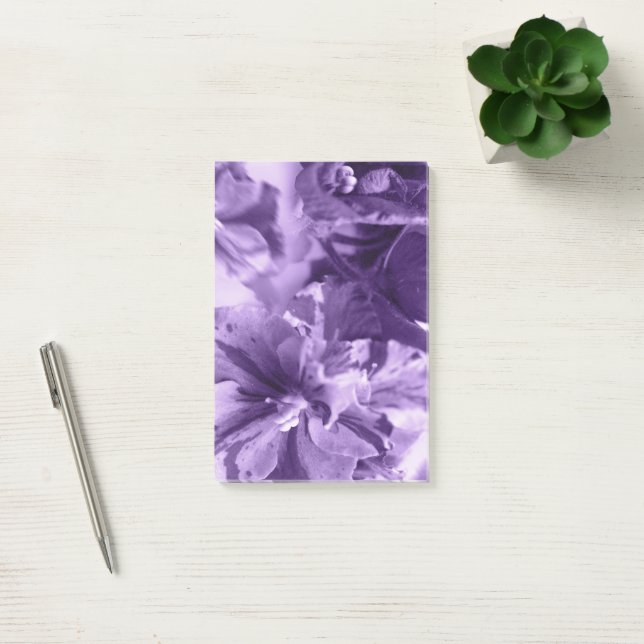 Bloco De Notas Violetas Monocromáticas (Escritótio)