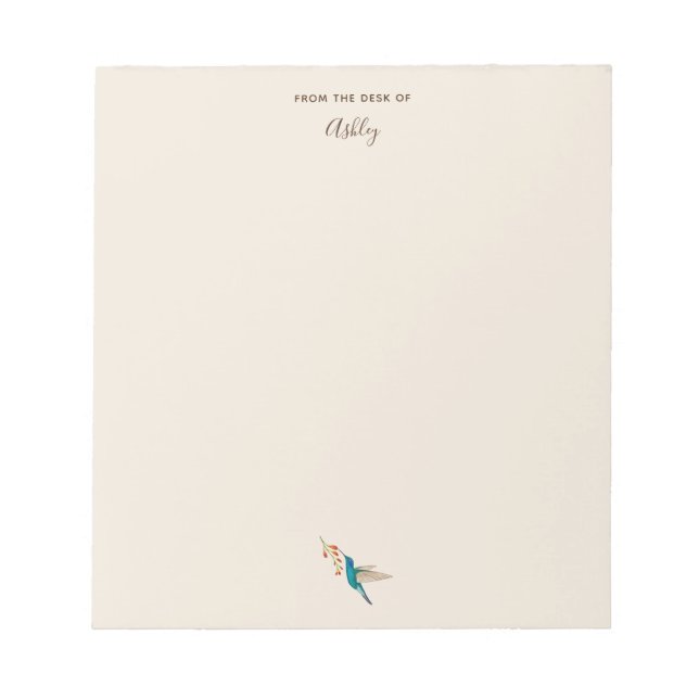 Bloco de notas violetear personalizado (Frente)