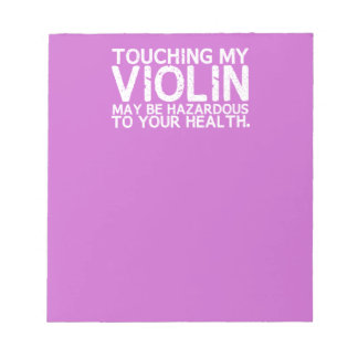 Bloco De Notas Violin Hazard