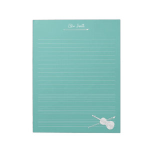 Bloco De Notas Violino Branco & Arco Personalizado Classe de Músi