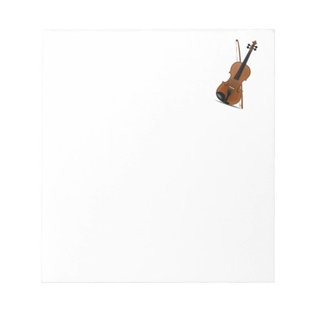 Bloco De Notas Violino e Arco (Frente)