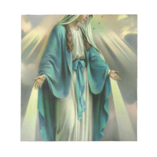 Bloco De Notas Virgem Abençoada Maria