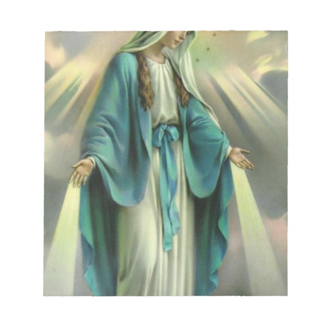 Bloco De Notas Virgem Abençoada Maria (Frente)