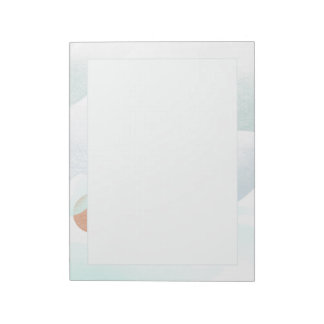 Bloco De Notas Vista de Montanha Foggy