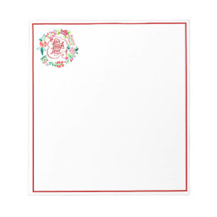 Bloco De Notas Viva riça ame floral