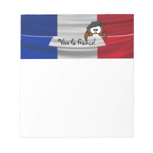 Bloco De Notas Vive la France!