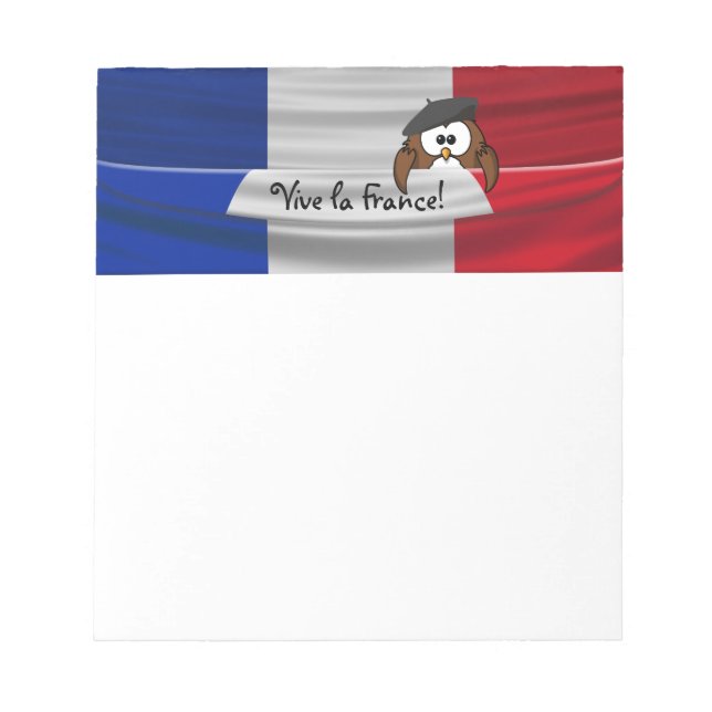 Bloco De Notas Vive la France! (Frente)