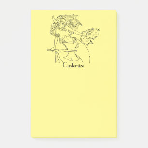 Bloco De Notas Vivendo a Mermaid Warrior Thunder_Cove