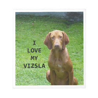 Bloco De Notas vizsla love w pic