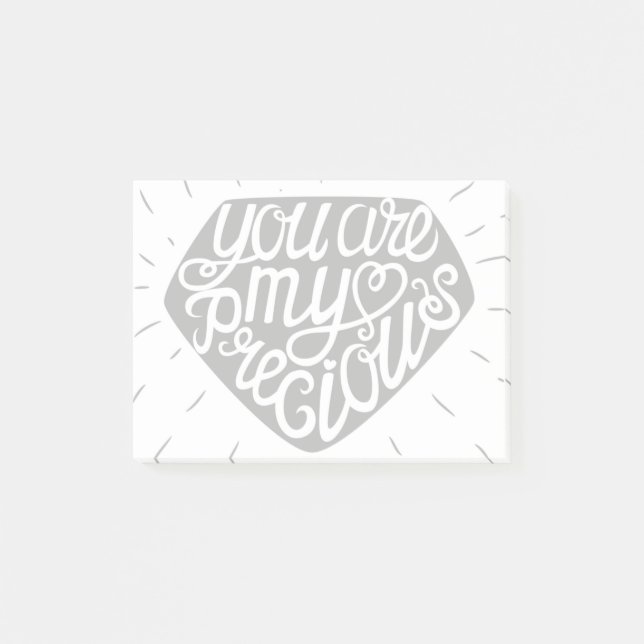 Bloco De Notas Você é meu precioso (Frente)