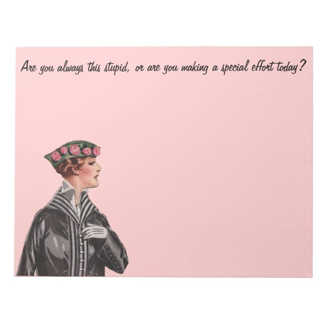 Bloco De Notas Você É Sempre Tão Estúpido? (Frente)