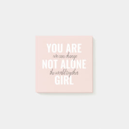 Bloco De Notas Você Não É A Única Cota De Motivação Positiva