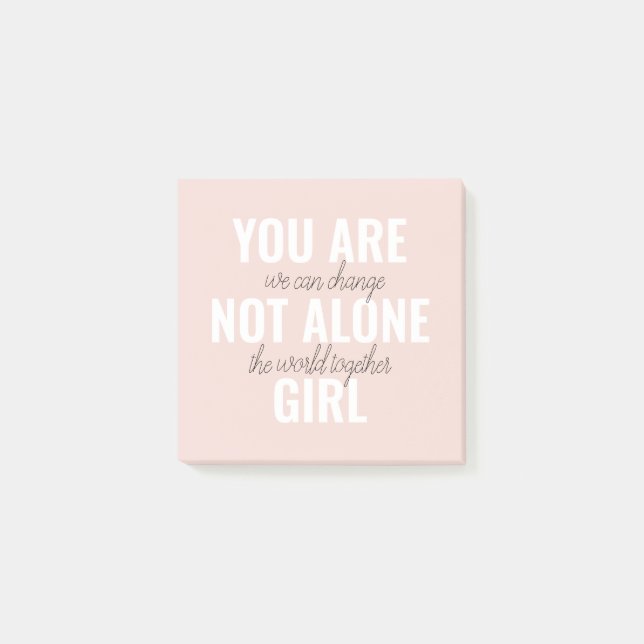 Bloco De Notas Você Não É A Única Cota De Motivação Positiva (Frente)