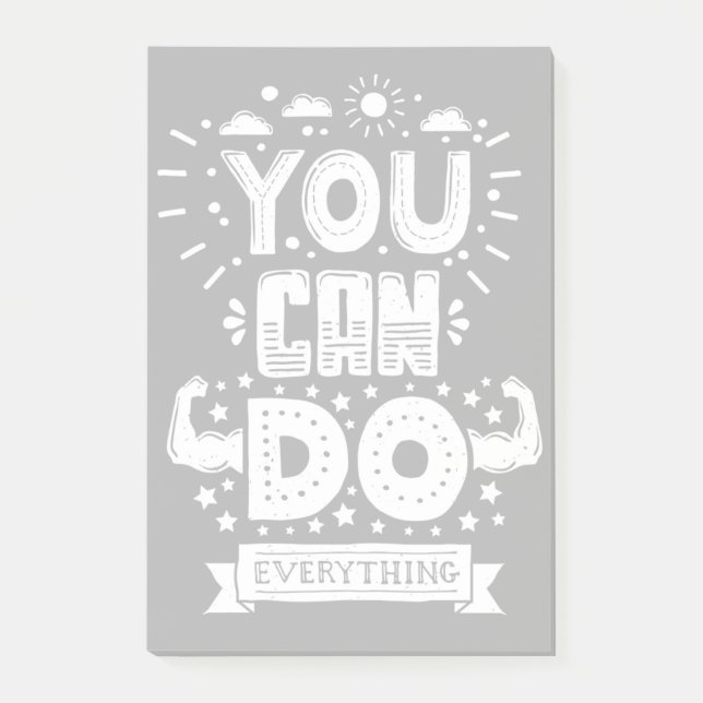 Bloco De Notas Você pode fazer tudo (Frente)