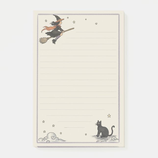 Bloco De Notas Voo Enfeitiçado Linhado 4" x 6"  (Frente)