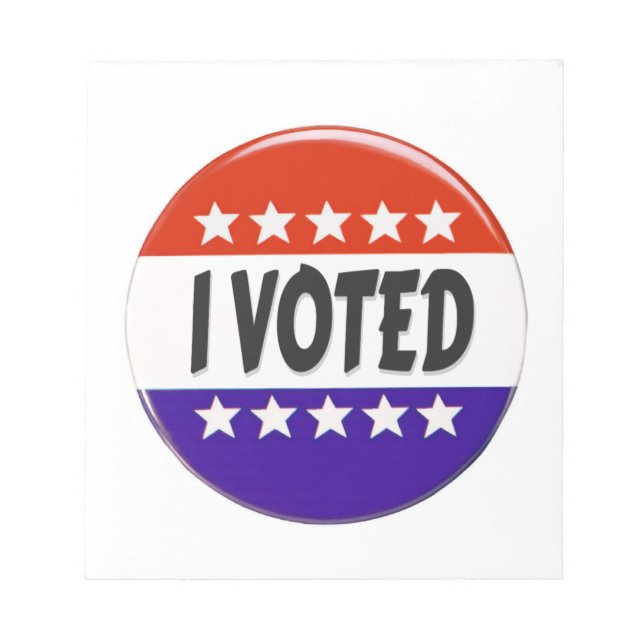 Bloco De Notas Votei (Frente)