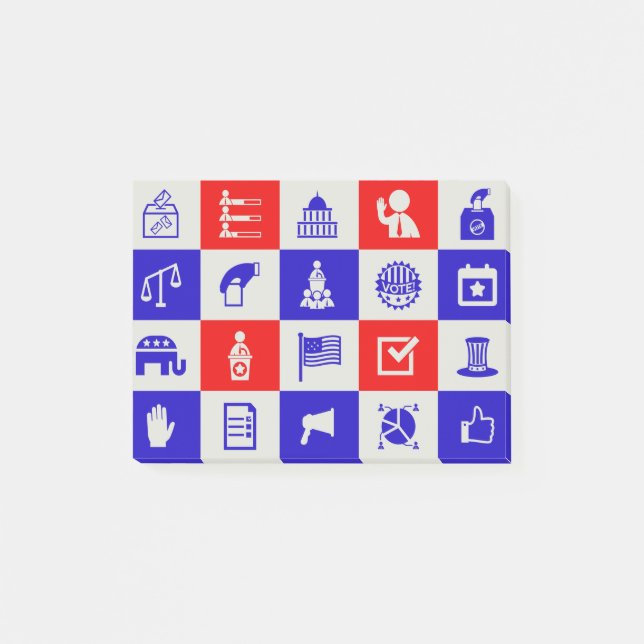 Bloco De Notas voto eleitoral nos EUA (Frente)