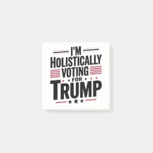Bloco De Notas Voto Holisticamente para a Eleição Trump Kamala